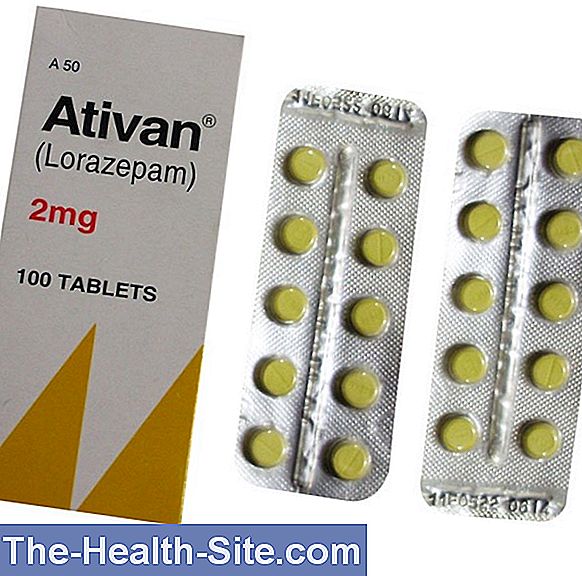 What is lorazepam used for and the side effect?